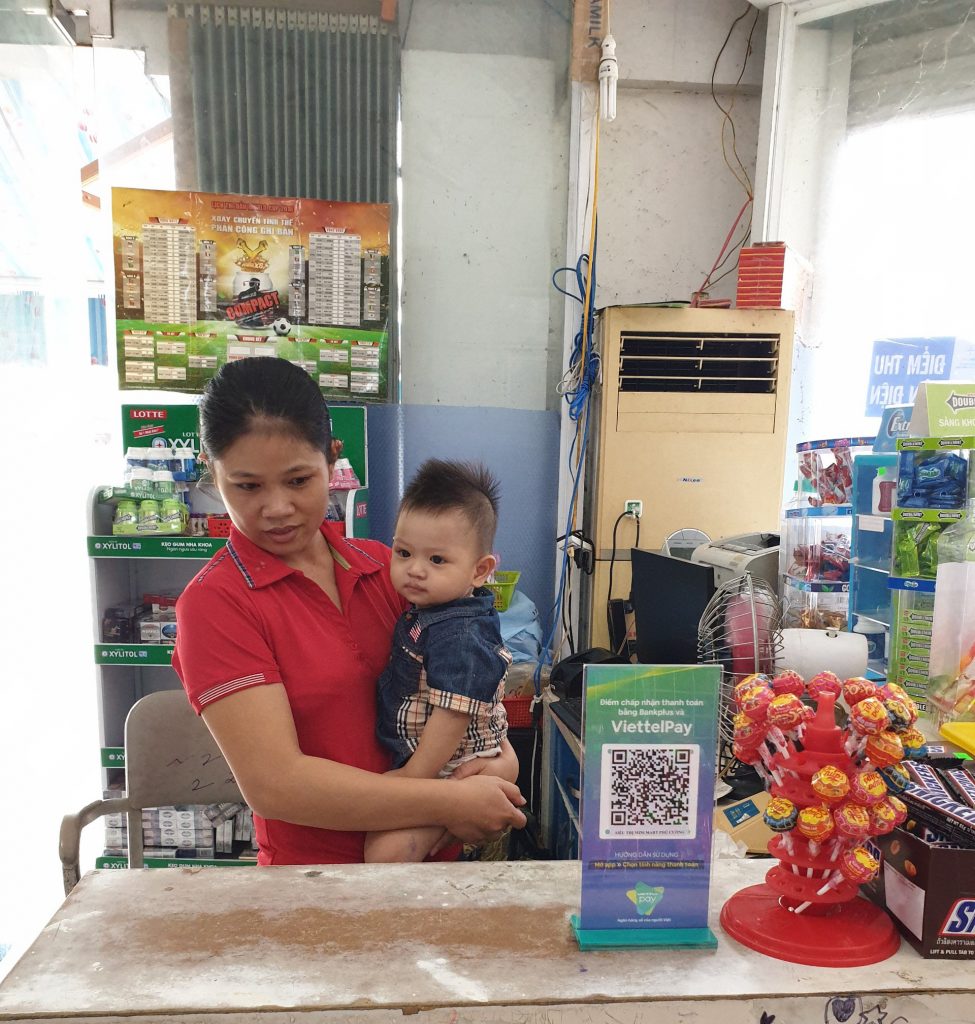 Mini Mart Phú Cường chấp nhận thanh toán QR-CODE qua ViettelPay và Bankplus